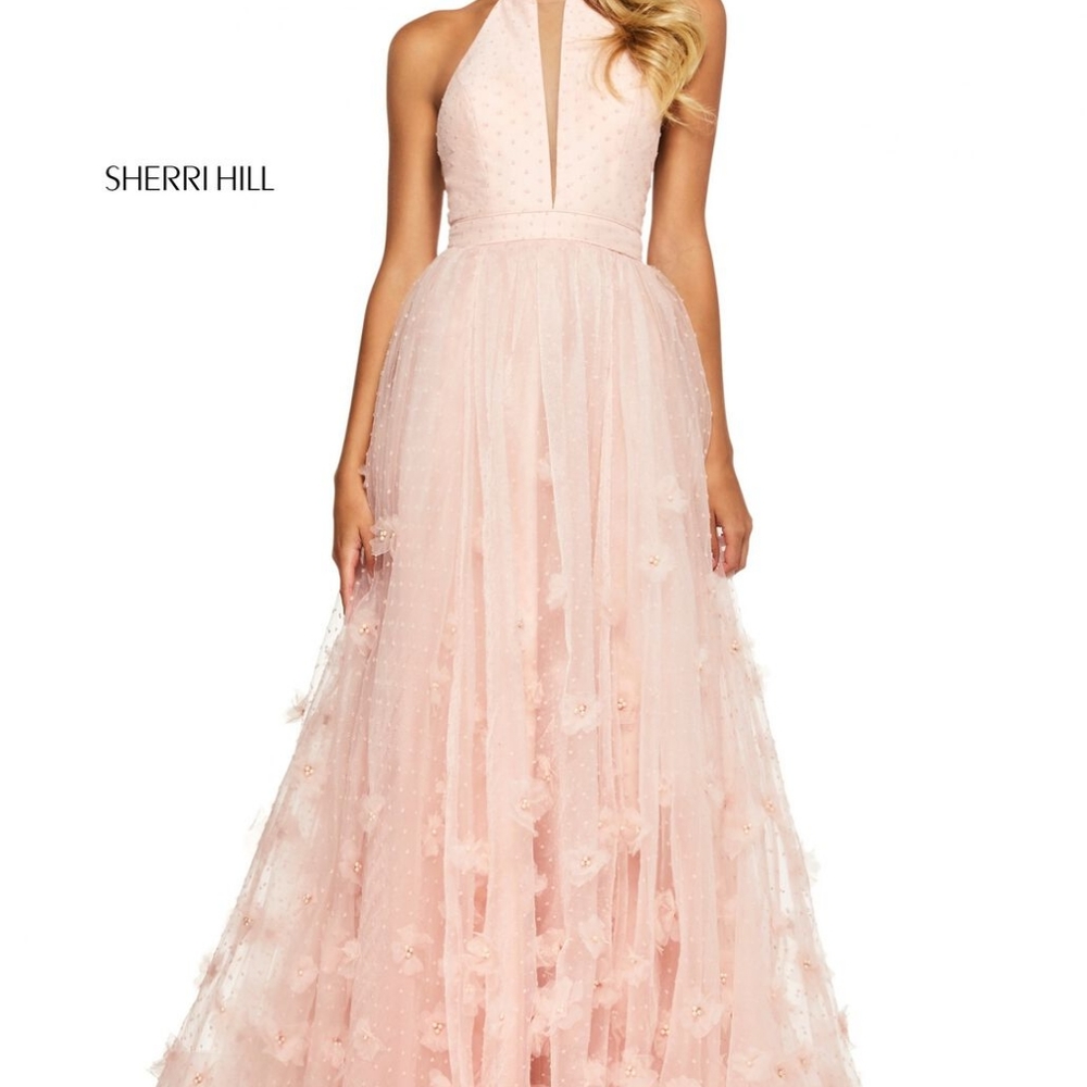 Blush Sherri Hill 53595 Gown Size 0